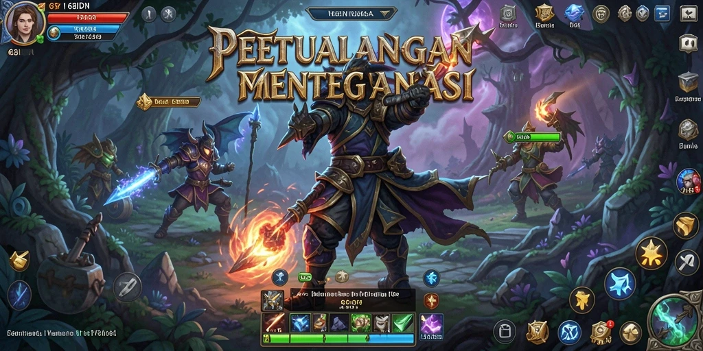 Gambaran gameplay seru dalam dunia fantasi 68IDN.