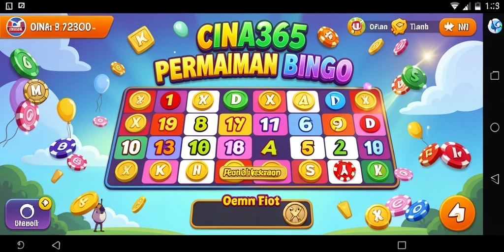 Tampilan gameplay CINA365 yang seru dan interaktif dalam permainan Bingo.