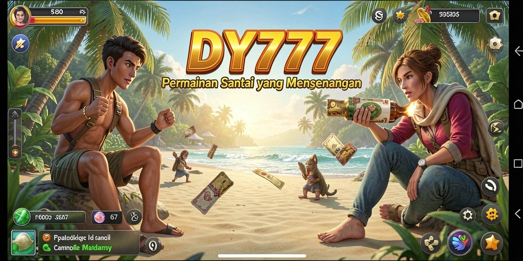 Tampilan gameplay seru dan penuh warna dari DY777.