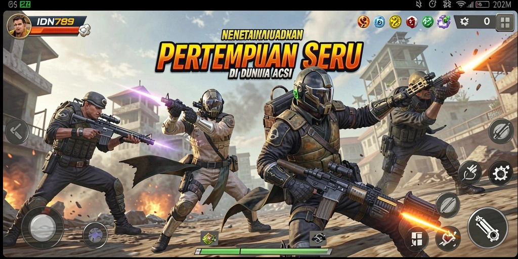 Tampilan menarik dari gameplay seru IDN789.