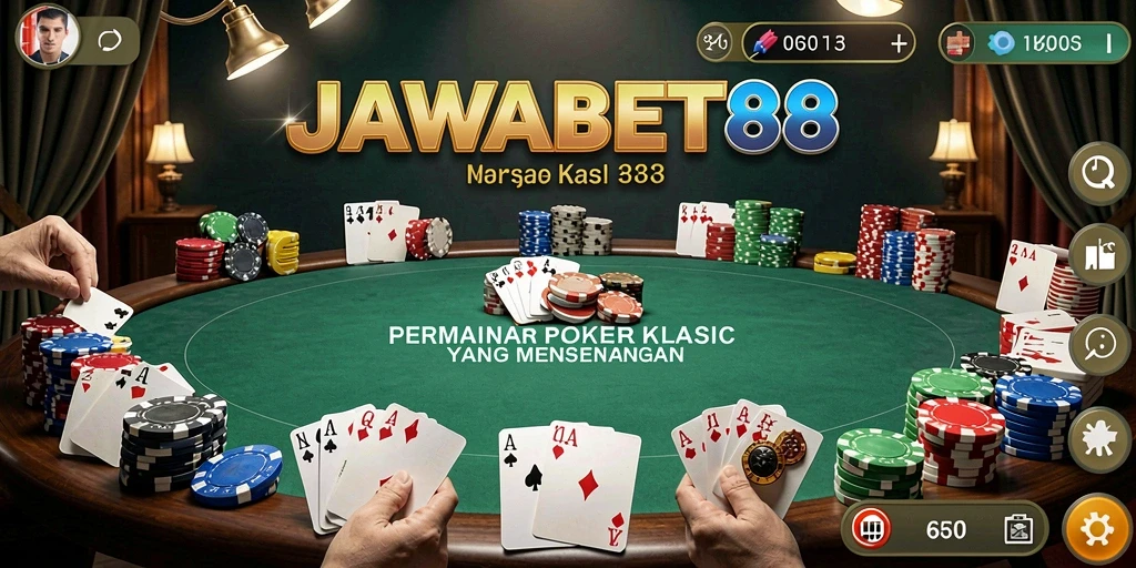 Gameplay seru dan mengasyikkan di JAWABET88 dengan Poker kelas dunia.