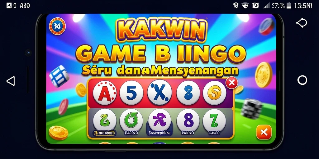Tampilan gameplay menarik KAKWIN dengan suasana Bingo seru.