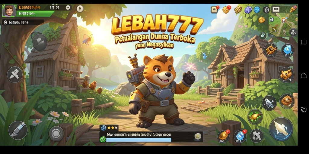 Screenshot LEBAH777 menampilkan keindahan dunia terbuka yang mengagumkan.
