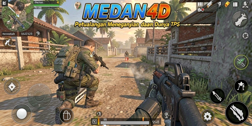 Tampilan gameplay seru dan menegangkan dalam MEDAN4D.