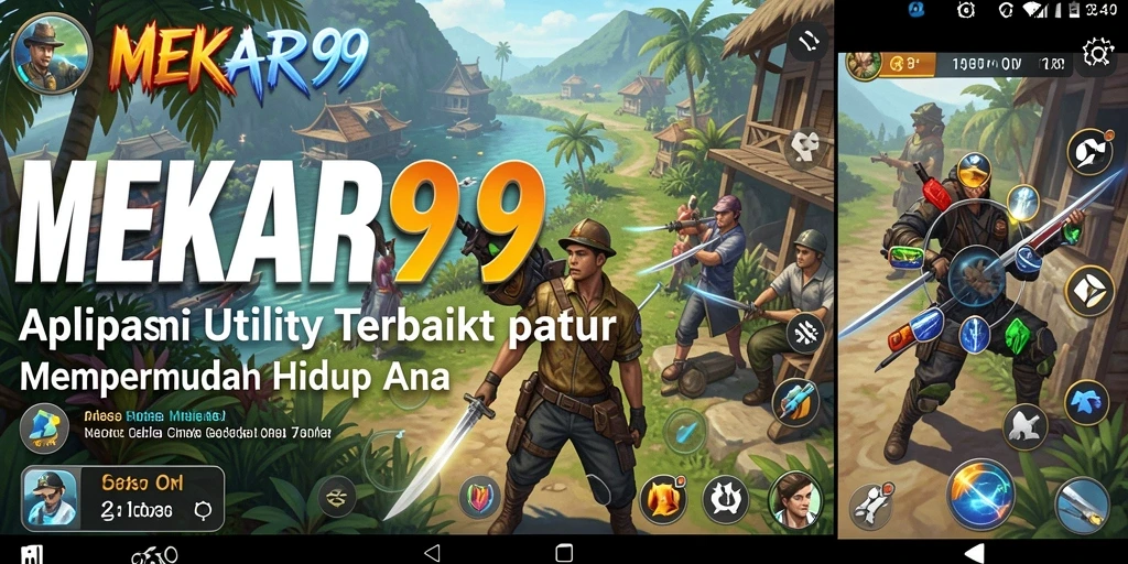 Tampilan antarmuka MEKAR99 yang sederhana dan fungsional.