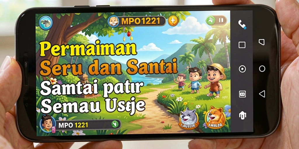 Screenshot MPO1221 menampilkan gameplay seru dan penuh warna.