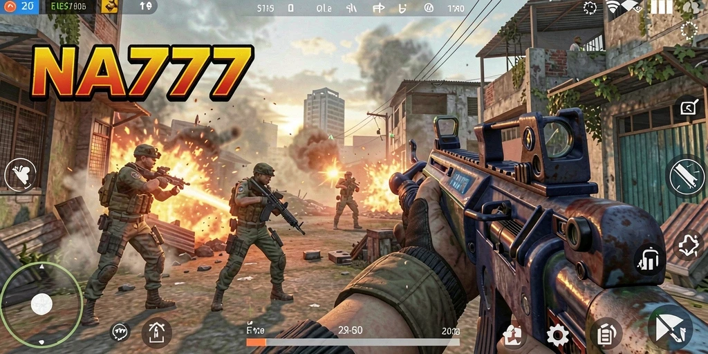 Tampilan aksi intens dari gameplay NA777 yang menegangkan.