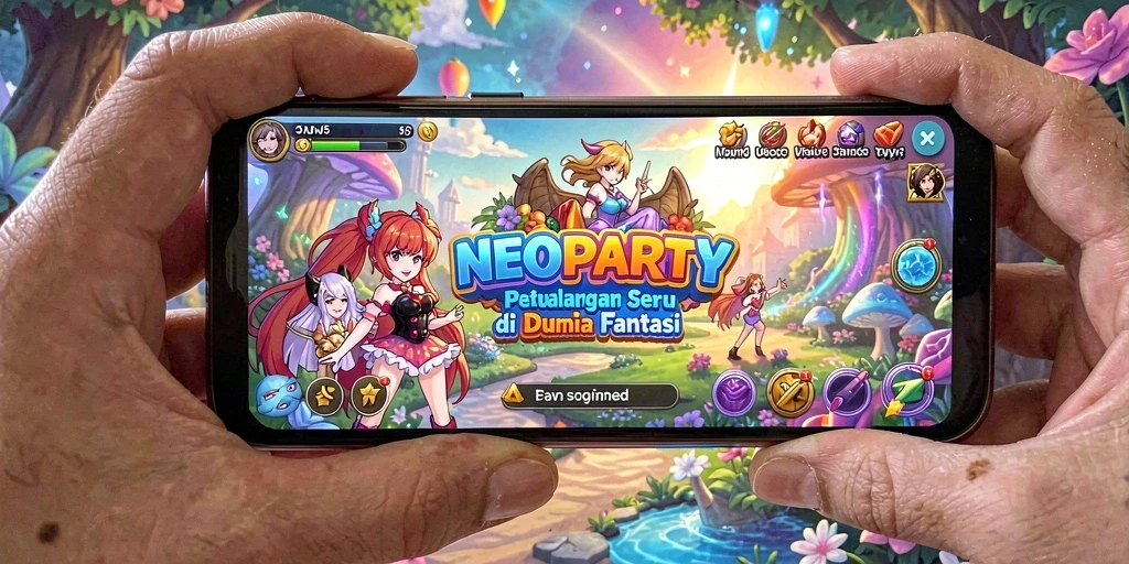 Gameplay seru NEOPARTY dengan karakter Anime yang menarik.
