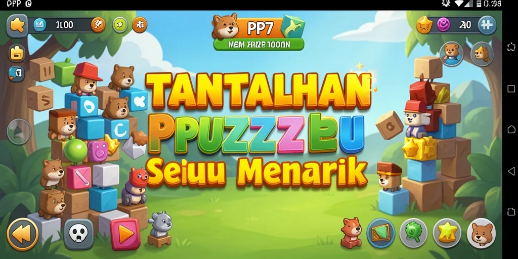 Gameplay menarik PP7 dengan berbagai tantangan puzzle.