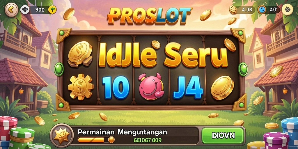 Tampilan menawan dari gameplay Idle di PROSLOT.