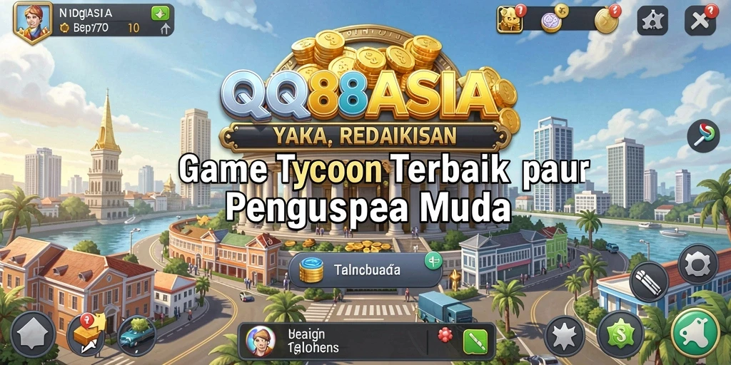 Tampilan gameplay QQ88ASIA yang menampilkan strategi Tycoon yang seru.