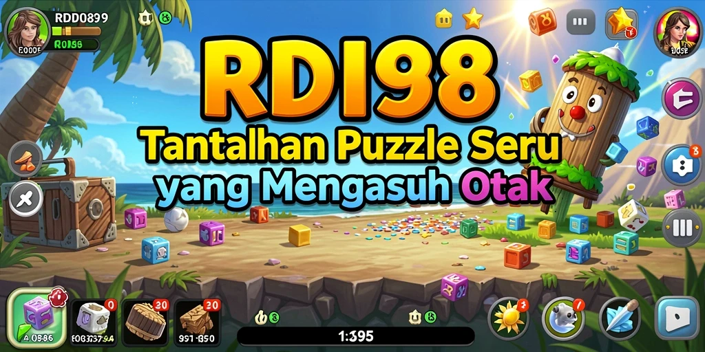 Tampilan menarik dari gameplay RDI88 menunjukkan tantangan puzzle yang seru.