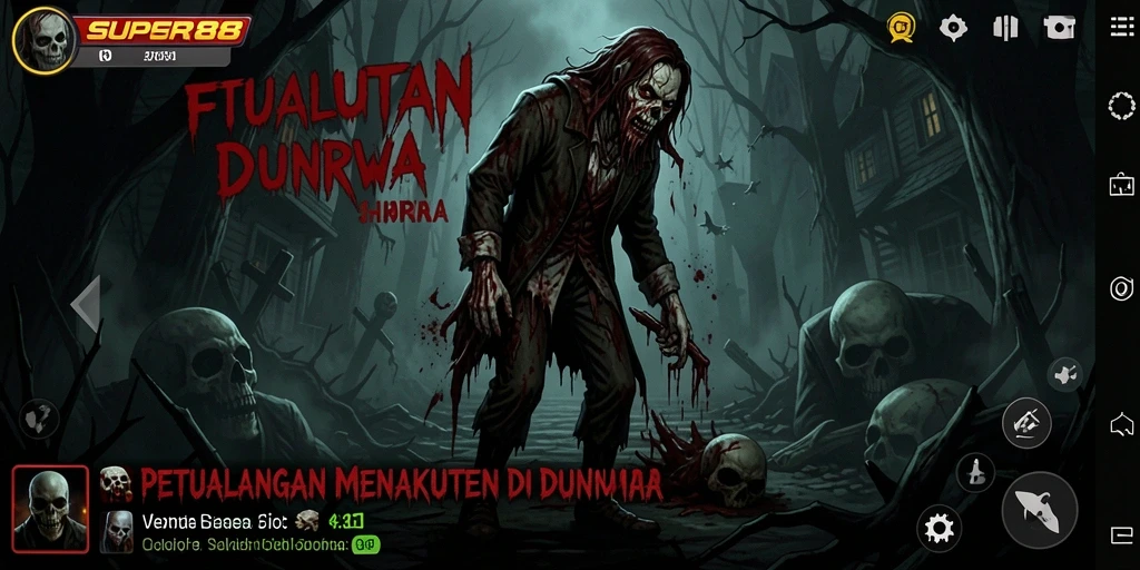 Tangkapan layar menampilkan adegan gameplay Horror mendebarkan.