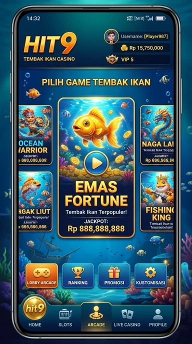 Tampilan kategori aplikasi di hit9 dengan berbagai opsi menarik.